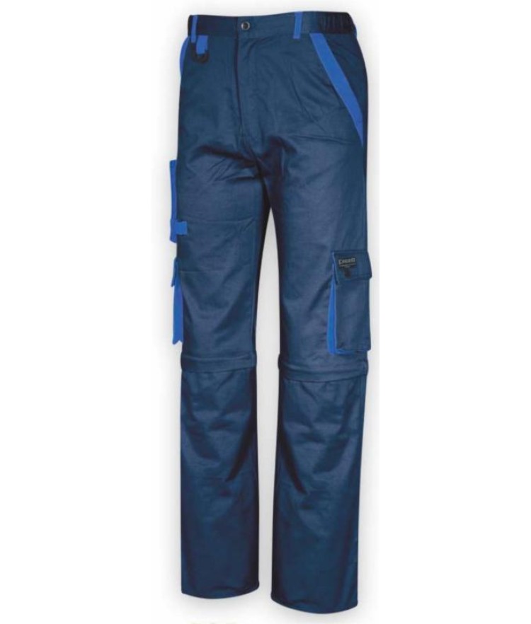 Work pants with detachable legs