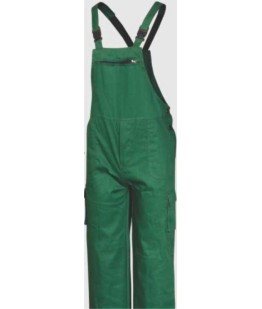 Work uniform with straps, monochrome